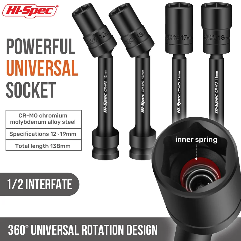 Набор поворотных головок hi-spec