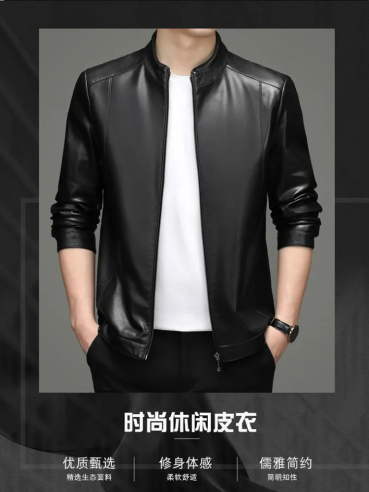 Мужская короткая куртка из овечьей - Фотография_5