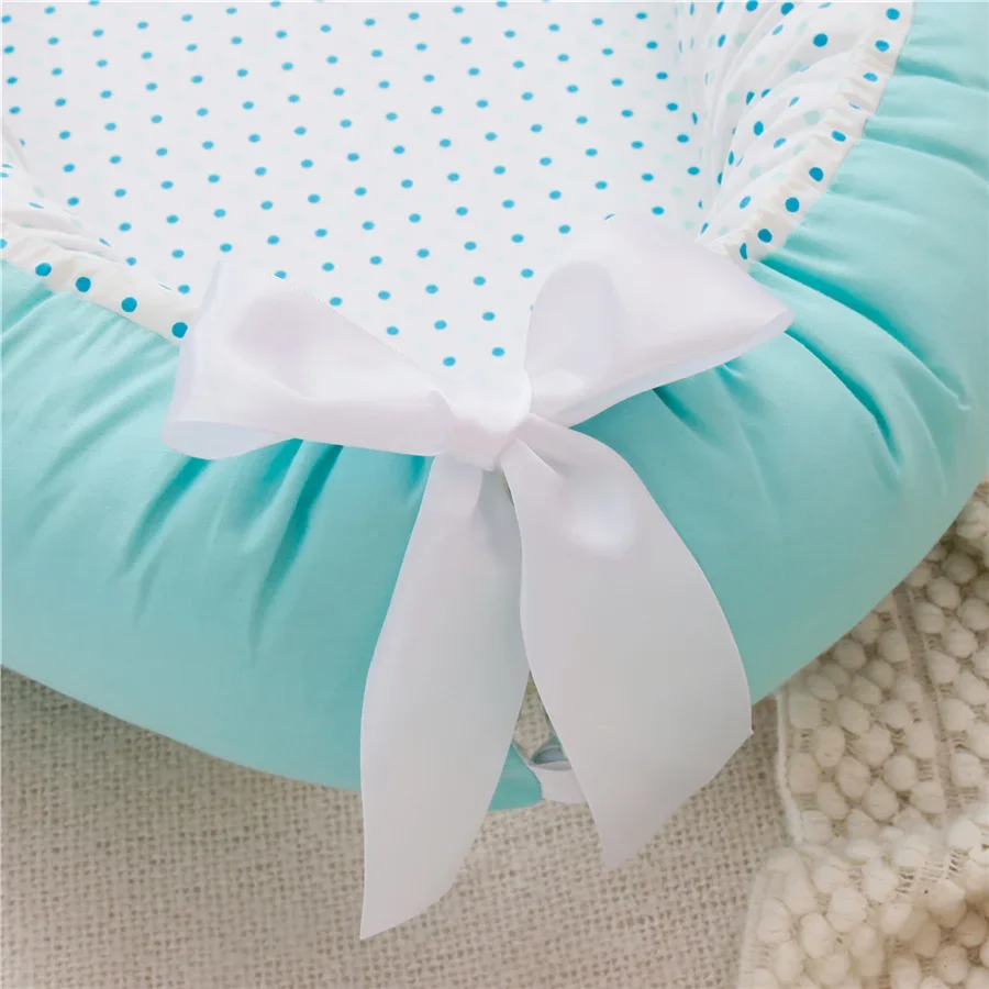 50*85 см новая детская кроватка в горошек - Фотография_3