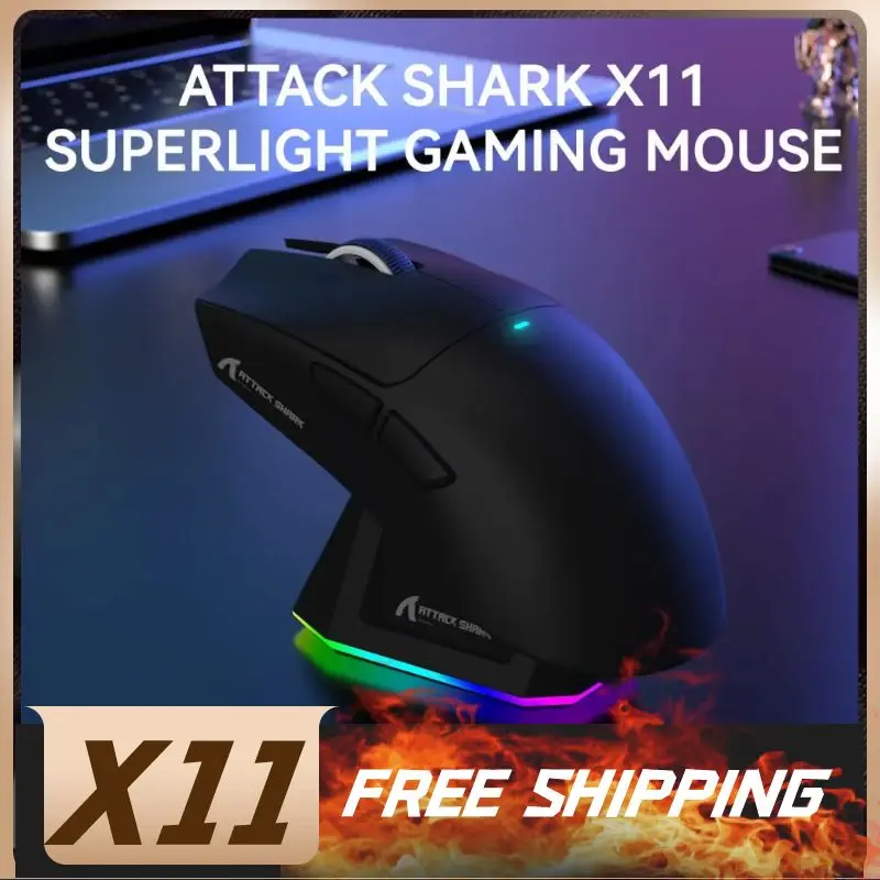 Трехрежимное подключение attack shark x11