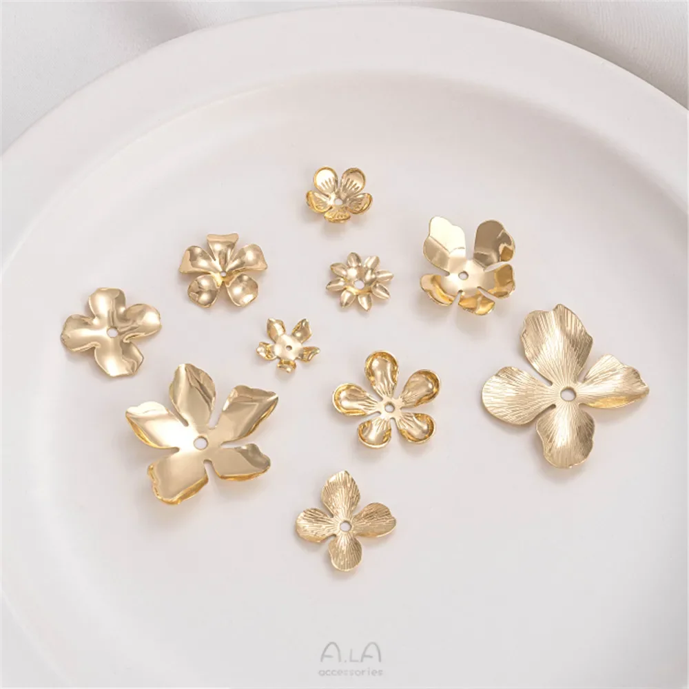 14k real gold plated handmade stamen - Фотография_2
