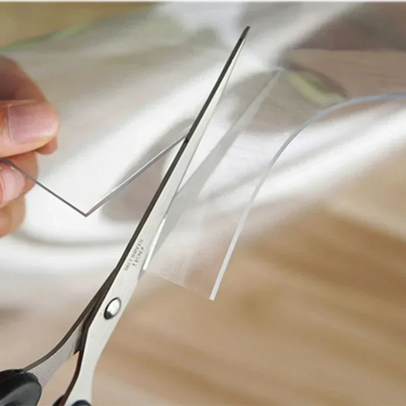 Прозрачный круглый ковер из пвх - Фотография_5