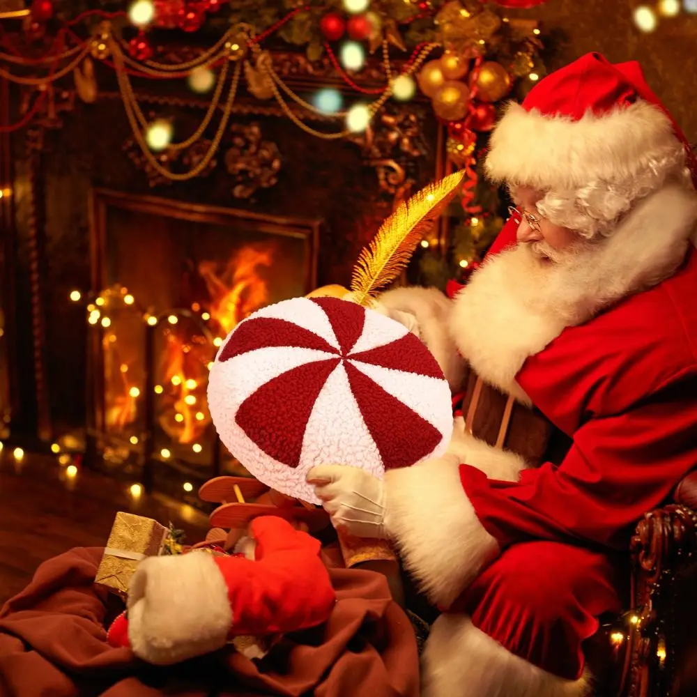 Креативная 3d рождественская подушка с конфетами - Фотография_4