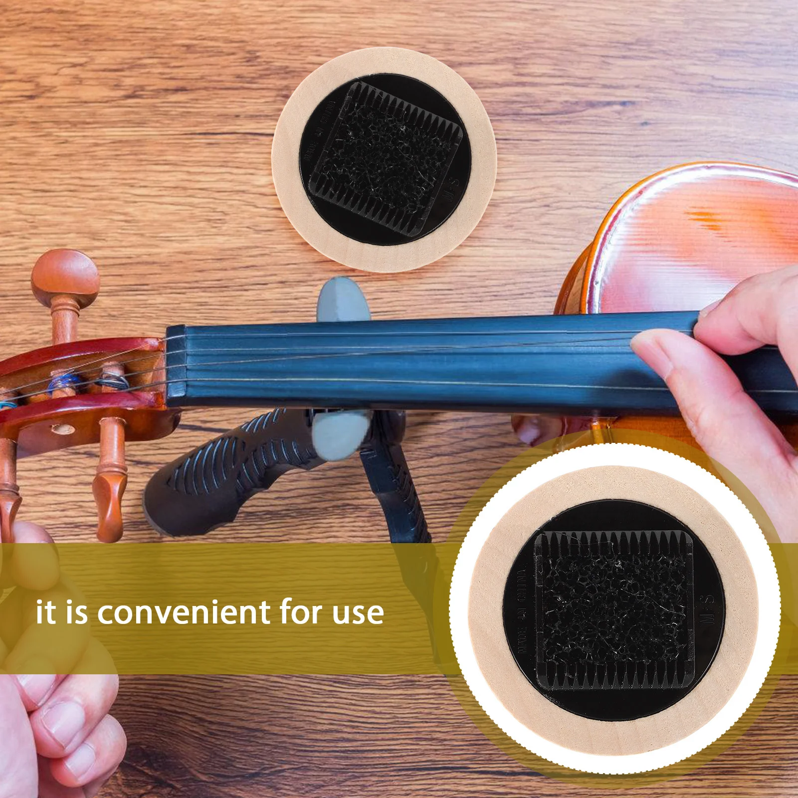 Расческа для волос с смычком для скрипки - Фотография_4