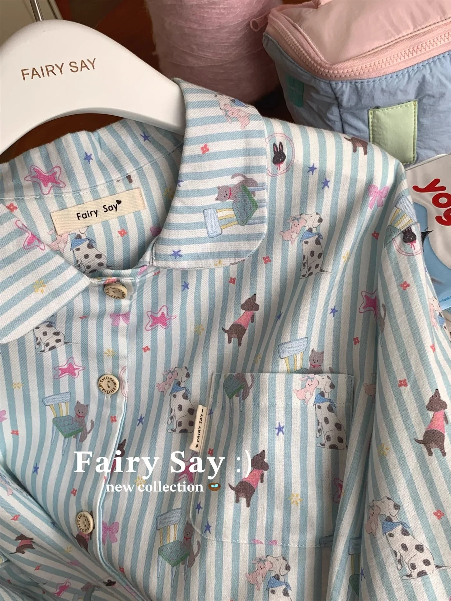 Cotton sweet loungewear korean - Фотография_3