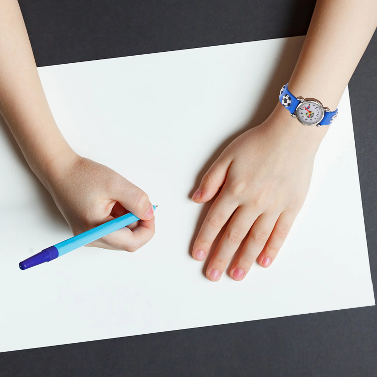 Креативные футбольные и свистки 3d детские часы с мультяшным дизайном - Фотография_5