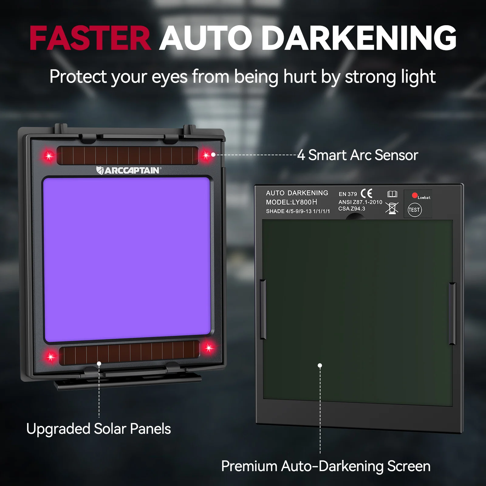 Arccaptain welding mask 4 arc sensor - Фотография_2