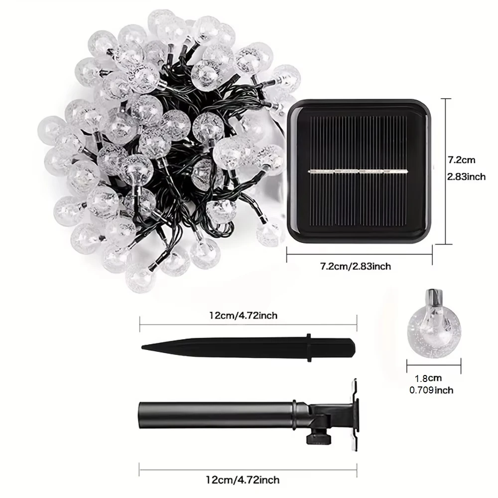 Романтические солнечные шаровые гирлянды - Фотография_4