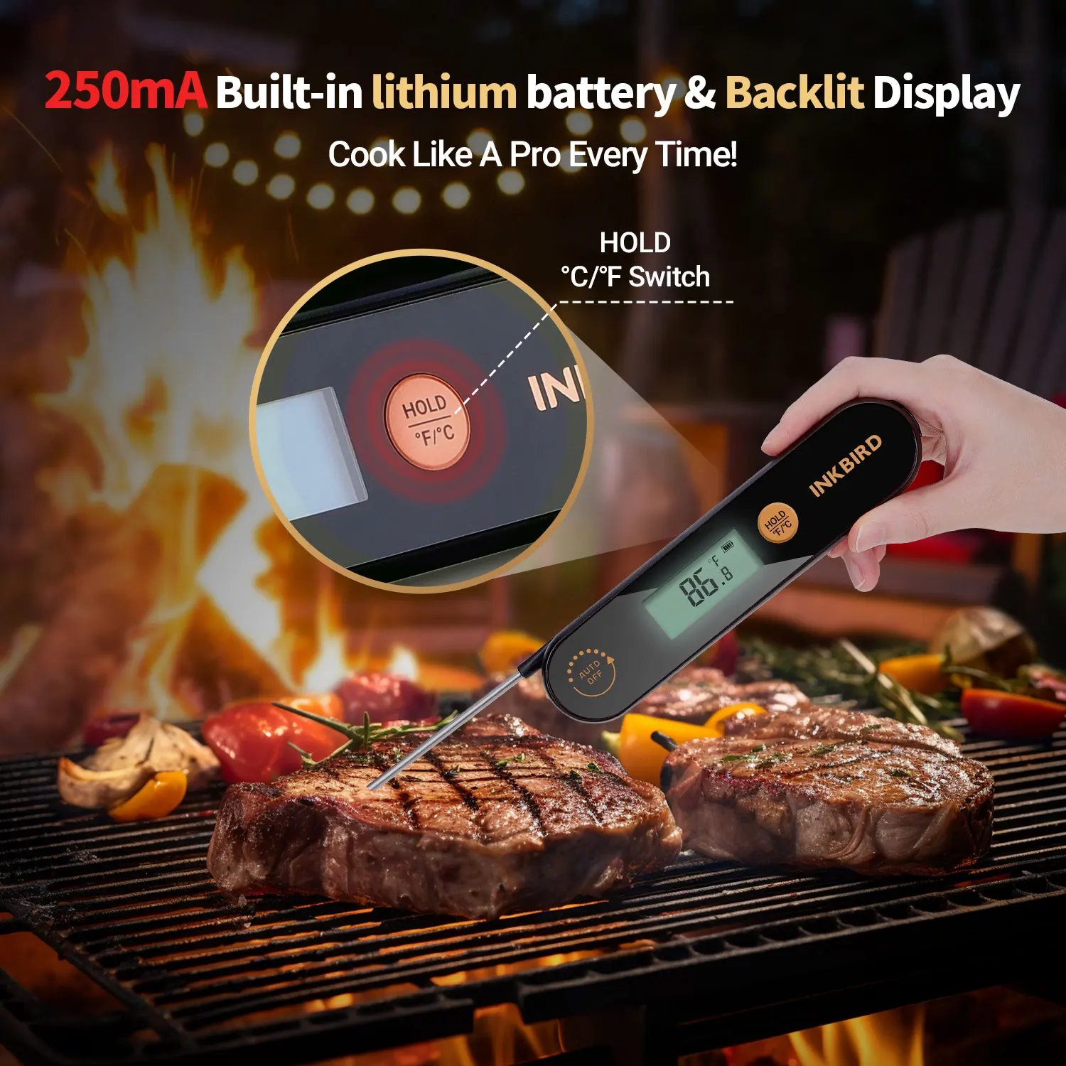 Inkbird iht-1x термометр для мяса - Фотография_2