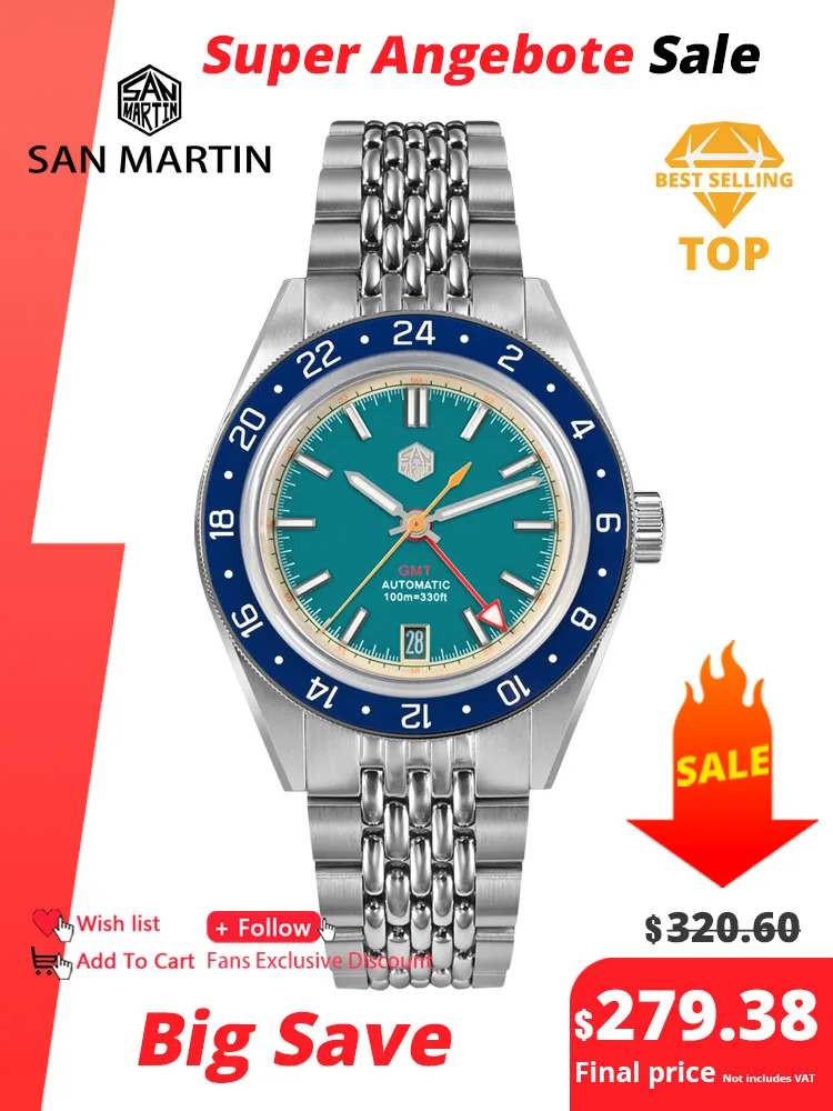 San martin оригинальный дизайн модные gmt 39