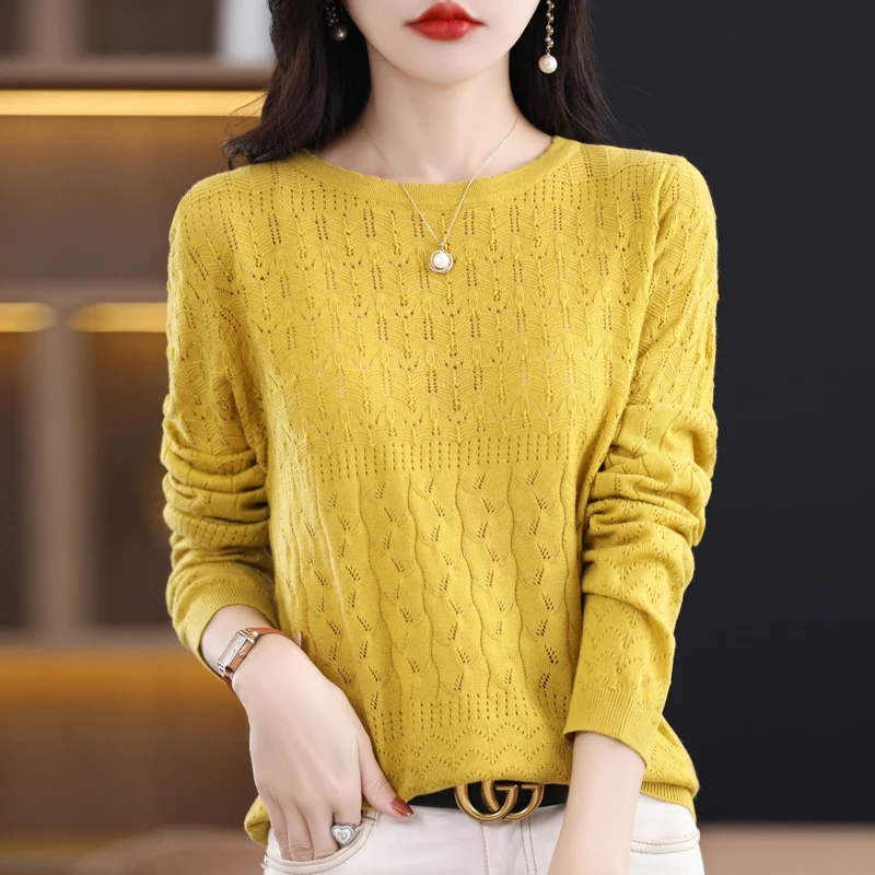 Женский шерстяной свитер в западном стиле - Фотография_5