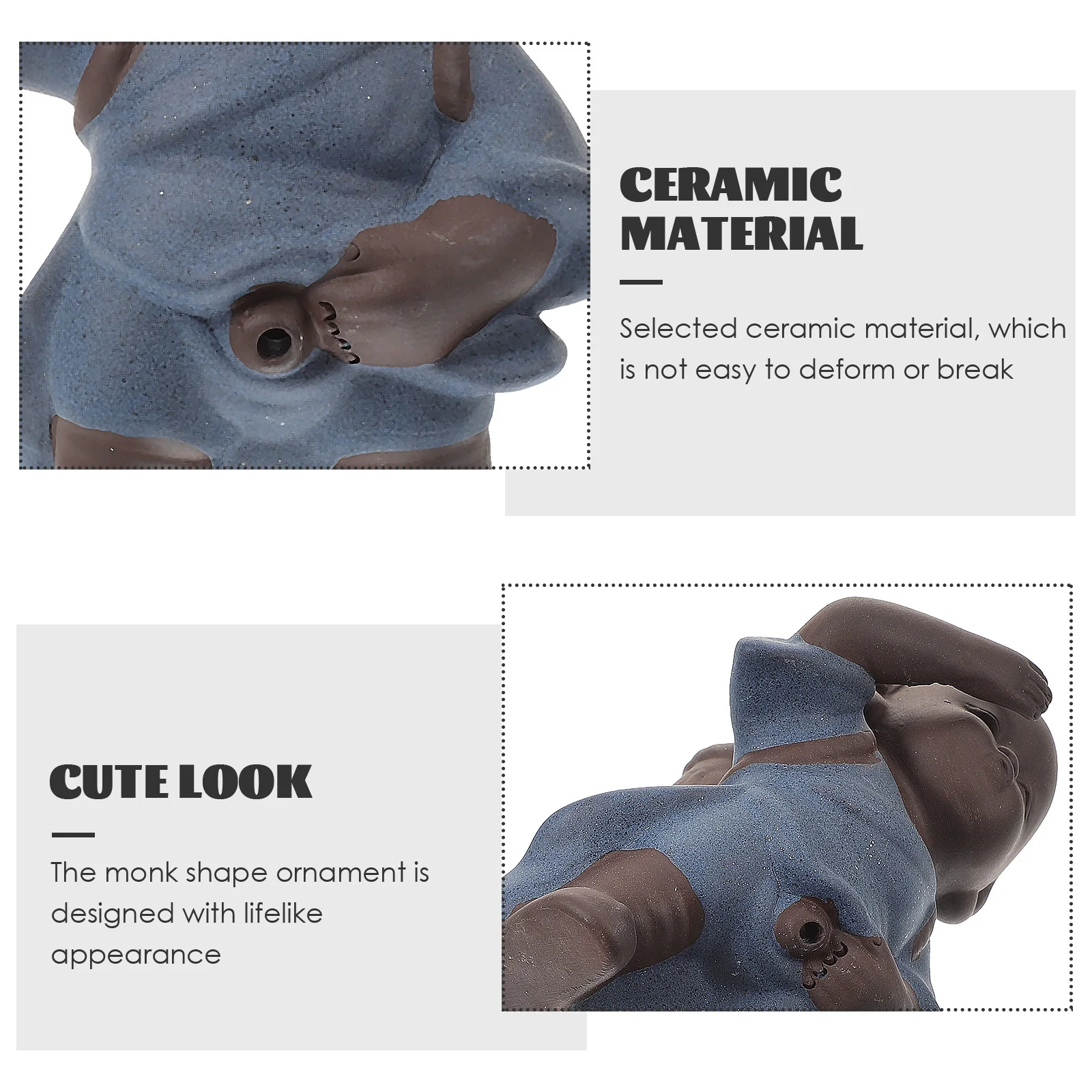 Керамическая статуя монаха - Фотография_5