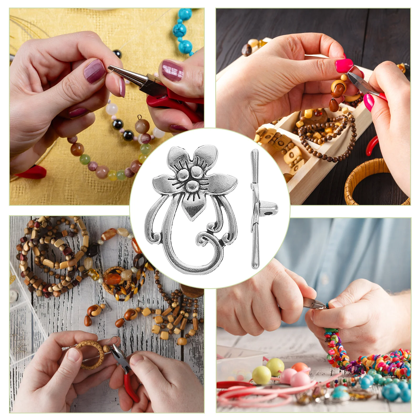 Прочные разъемы из сплава в винтажном - Фотография_2