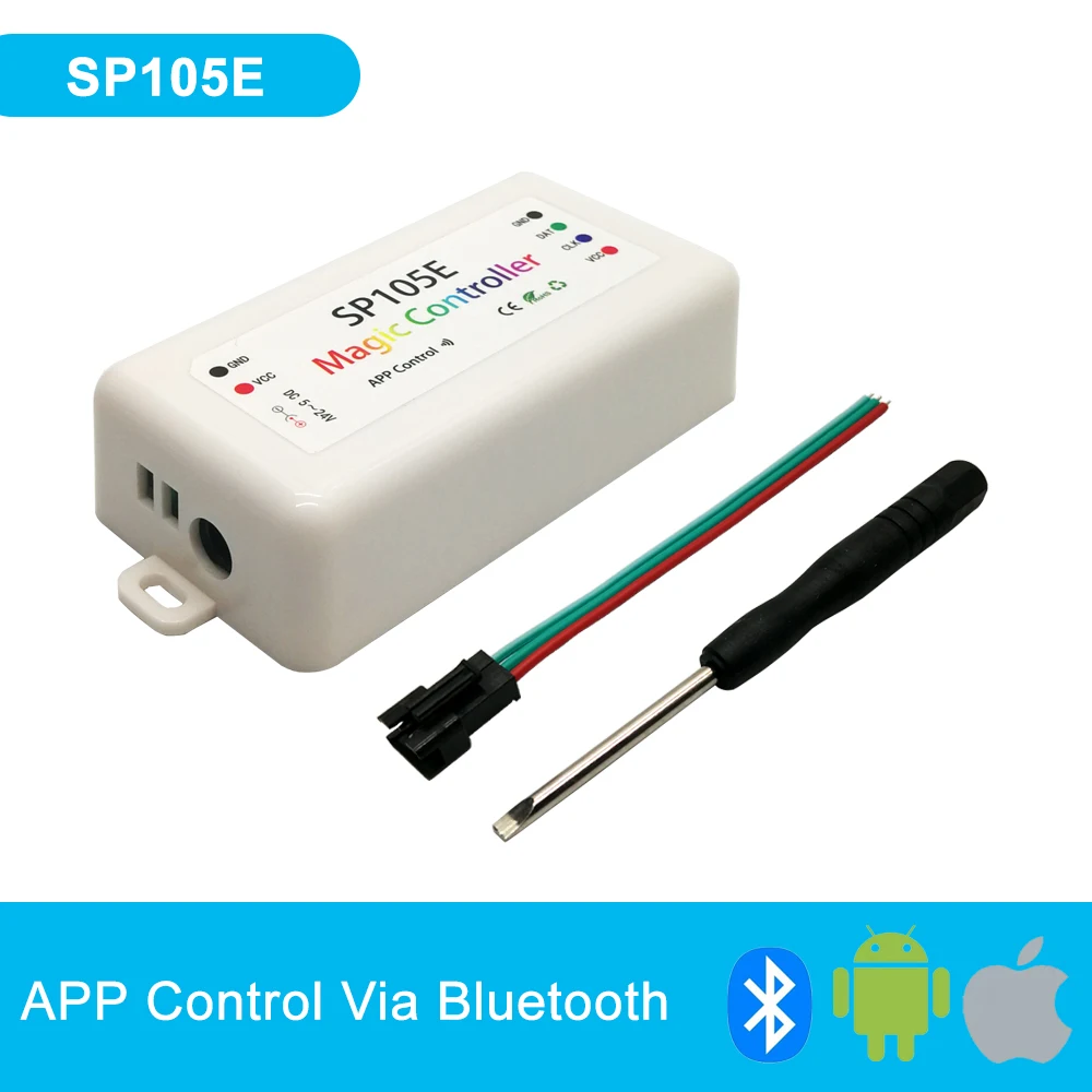 Dc5-24v sp105e светодиодный контроллер