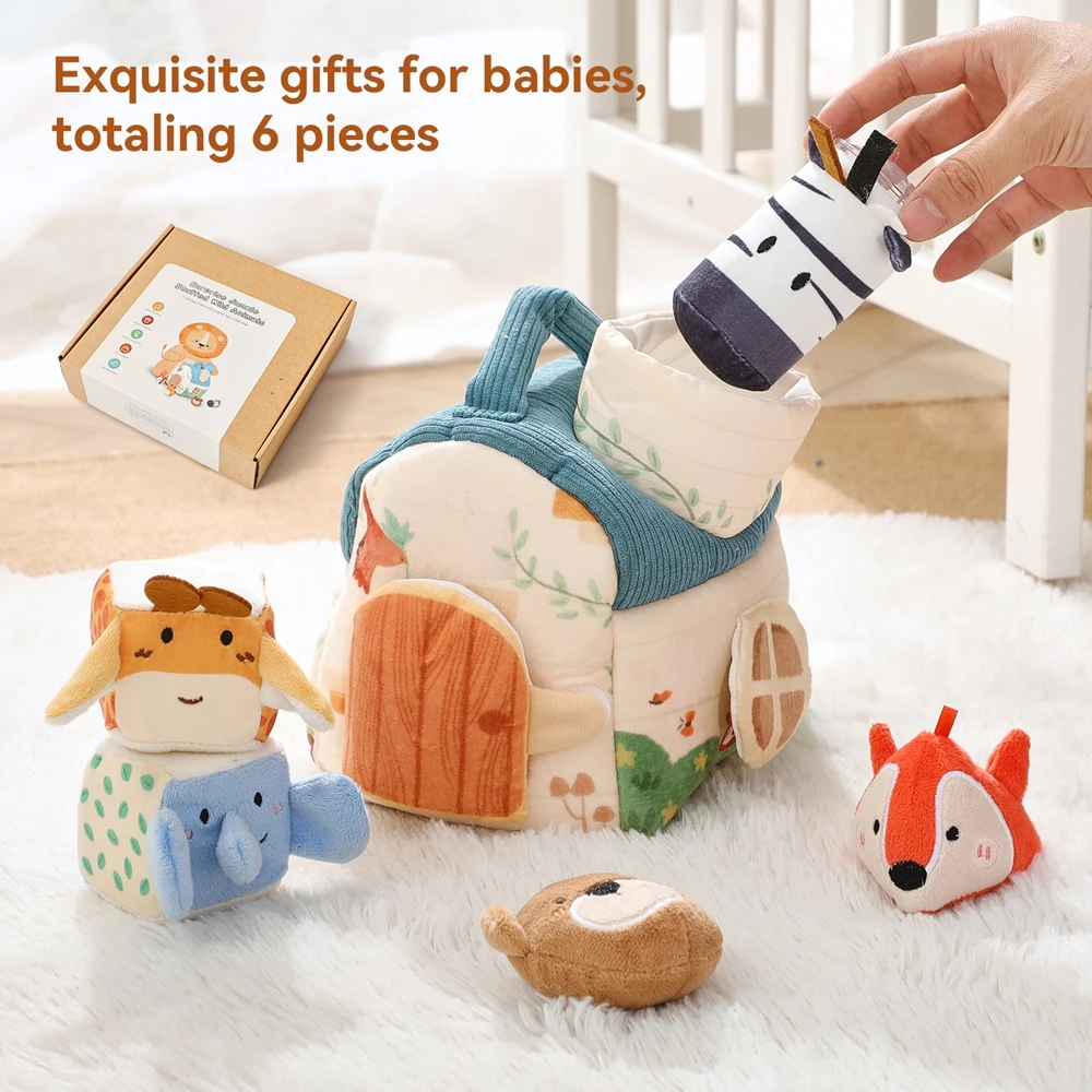 Игрушки монтессори мягкие сельскохозяйственные животные - Фотография_5