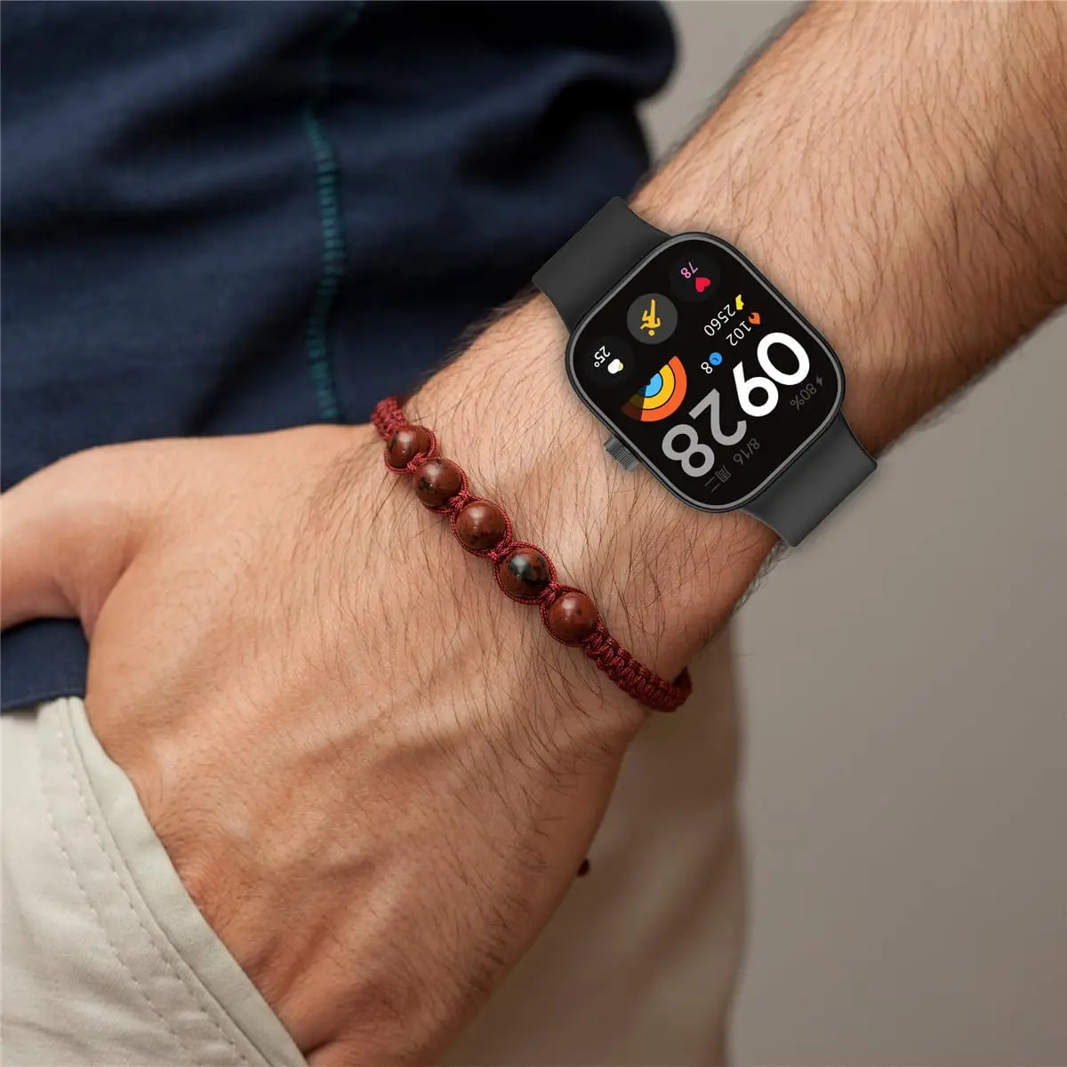 Оригинальный силиконовый ремешок для redmi watch 4 5 - Фотография_5