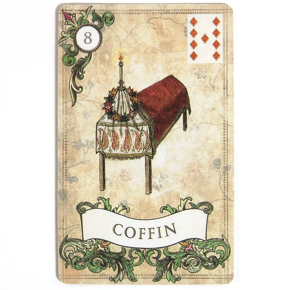 Старый стиль ленорман оракул карты - Фотография_4