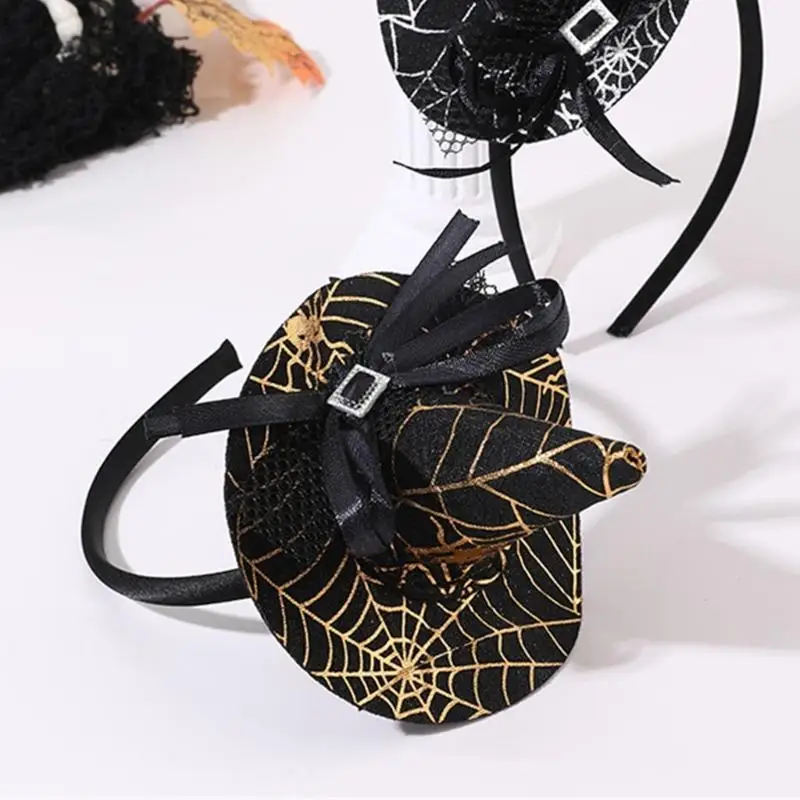 39bd spiderweb pattern witch hat - Фотография_5