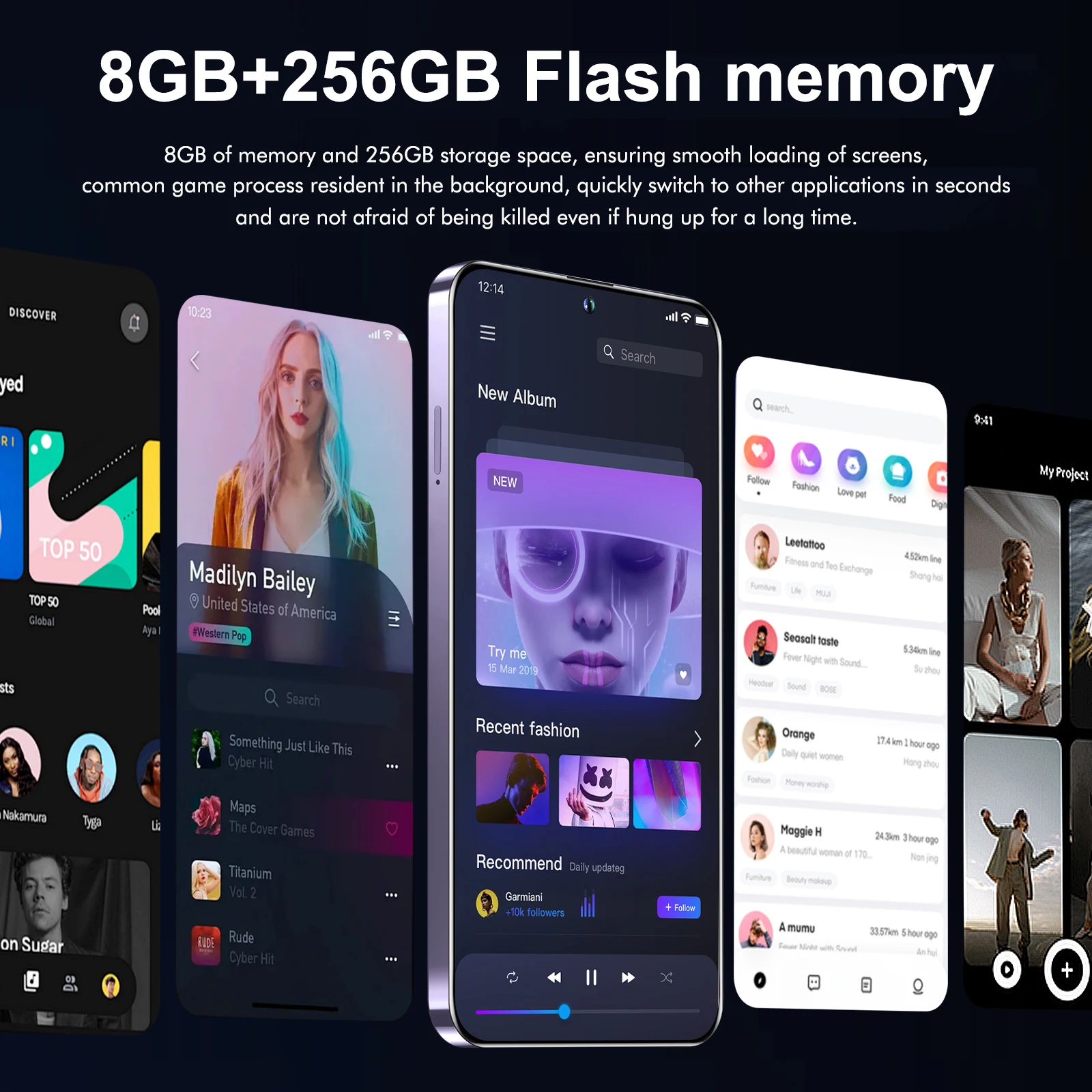 Телефон a73, смартфон android - Фотография_3