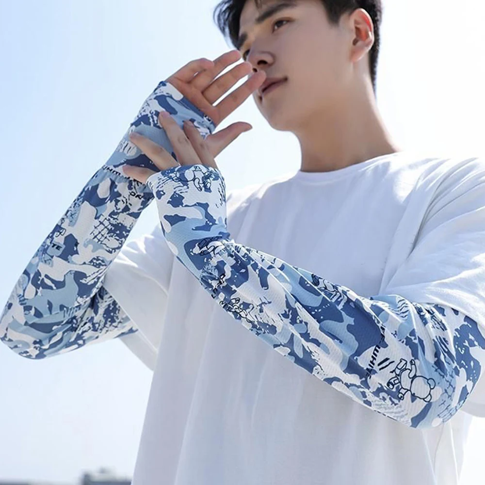 Рукава мужские с камуфляжным принтом - Фотография_3