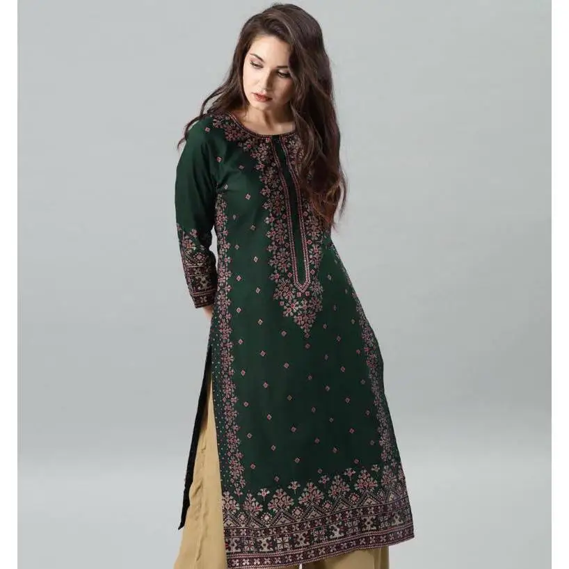 Women kurt casual dress long sleeve - Фотография_4