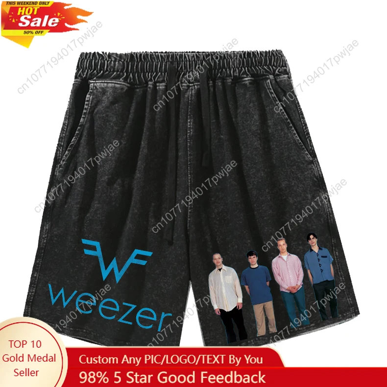 Шорты weezer rock band
