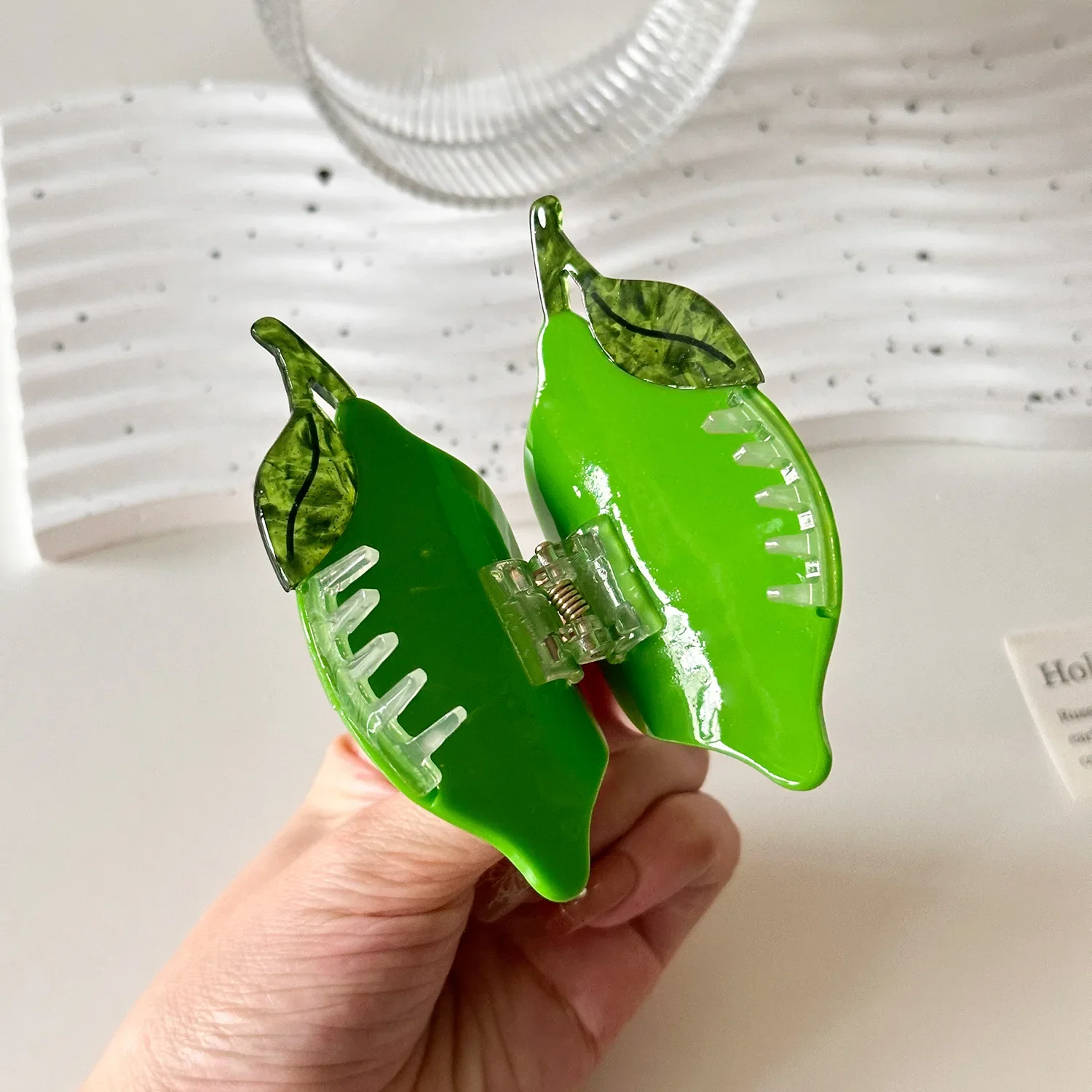 Новые милые зажимы для волос muweordy с фруктами - Фотография_6