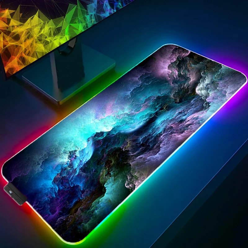 Космический светодиодный коврик для мыши rgb - Фотография_6