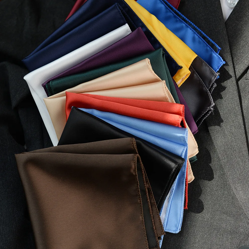 Мужские однотонные носовые платки - Фотография_2