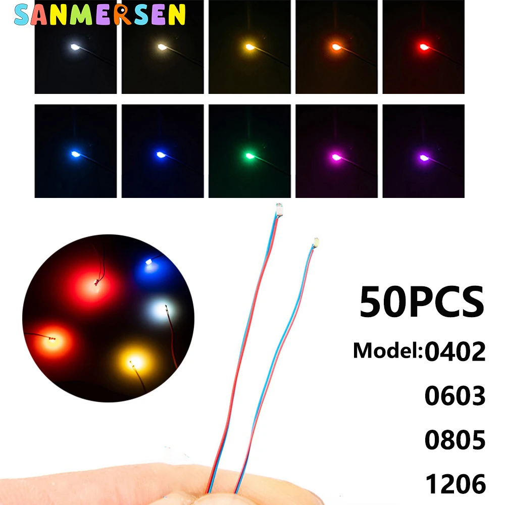 0402 0603 0805 1206 smd лампа проводная