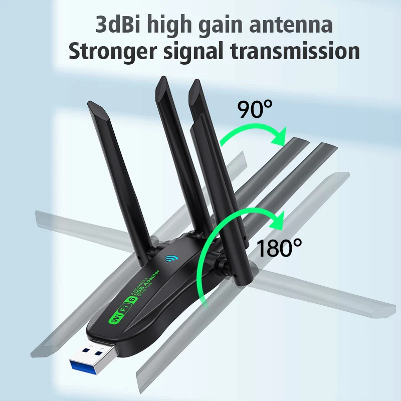 Сетевая карта wi-fi 900 мбит/с 2 - Фотография_4