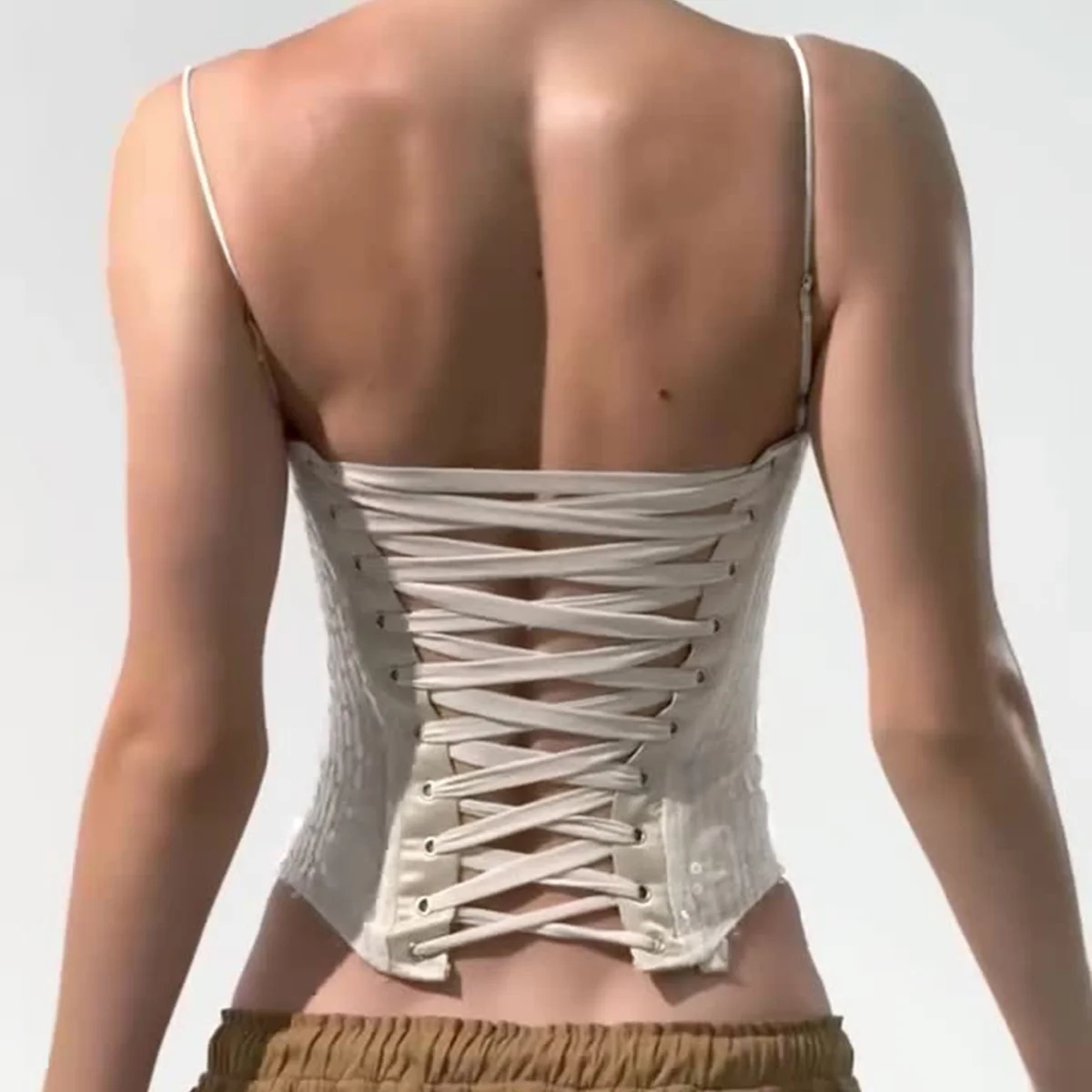 Лоскутный корсет с блестками - Фотография_2