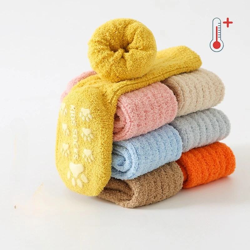 Теплые детские носки до середины икры - Фотография_3