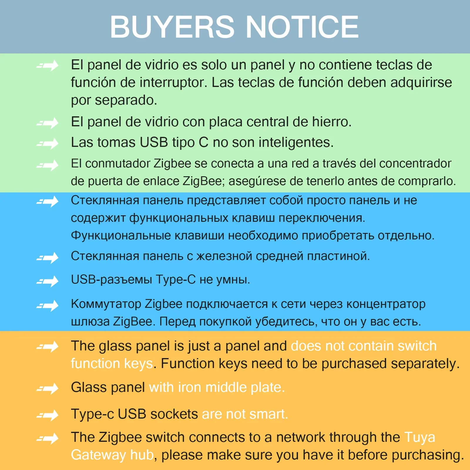 Smart zigbee переключатели функциональная - Фотография_6