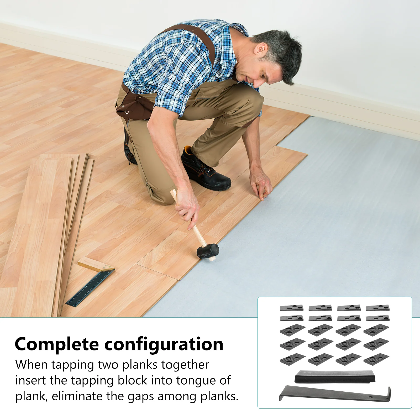 1 комплект инструментов для деревянного пола из ламината