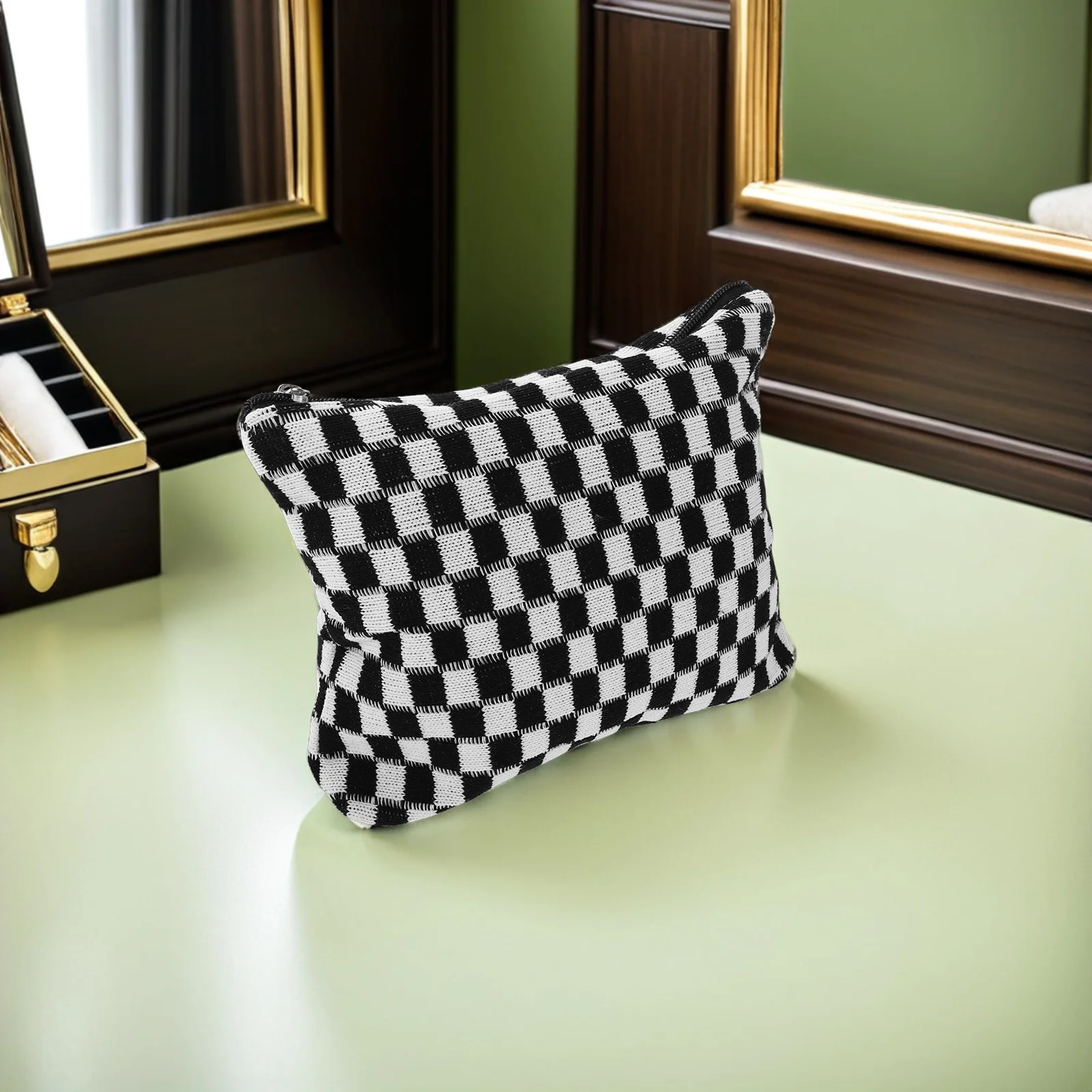 Клетчатая косметичка - Фотография_5