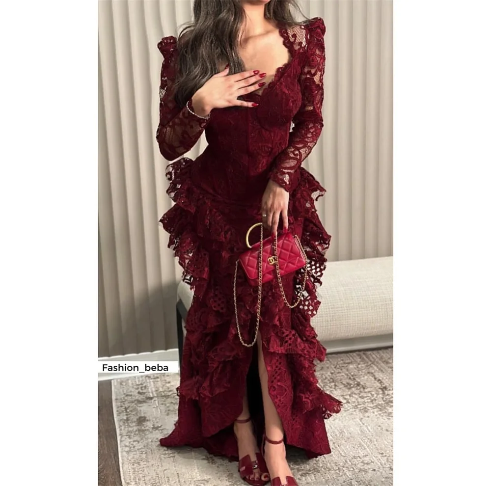 Bella кружевное сексуальное платье русалки по индивидуальному заказу - Фотография_2