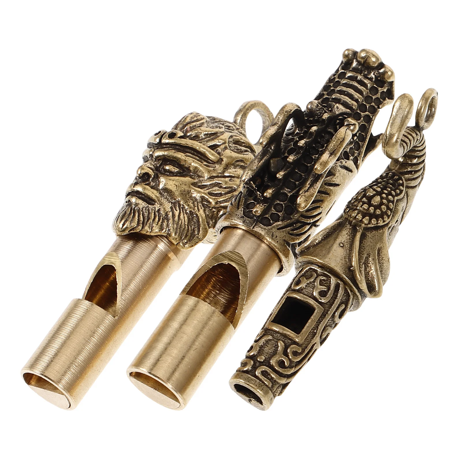 Медный брелок со свистком - Фотография_2