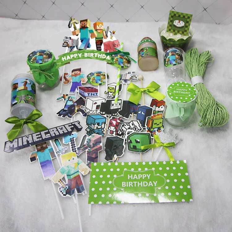 Горячие украшения для вечеринки minecrafte - Фотография_3