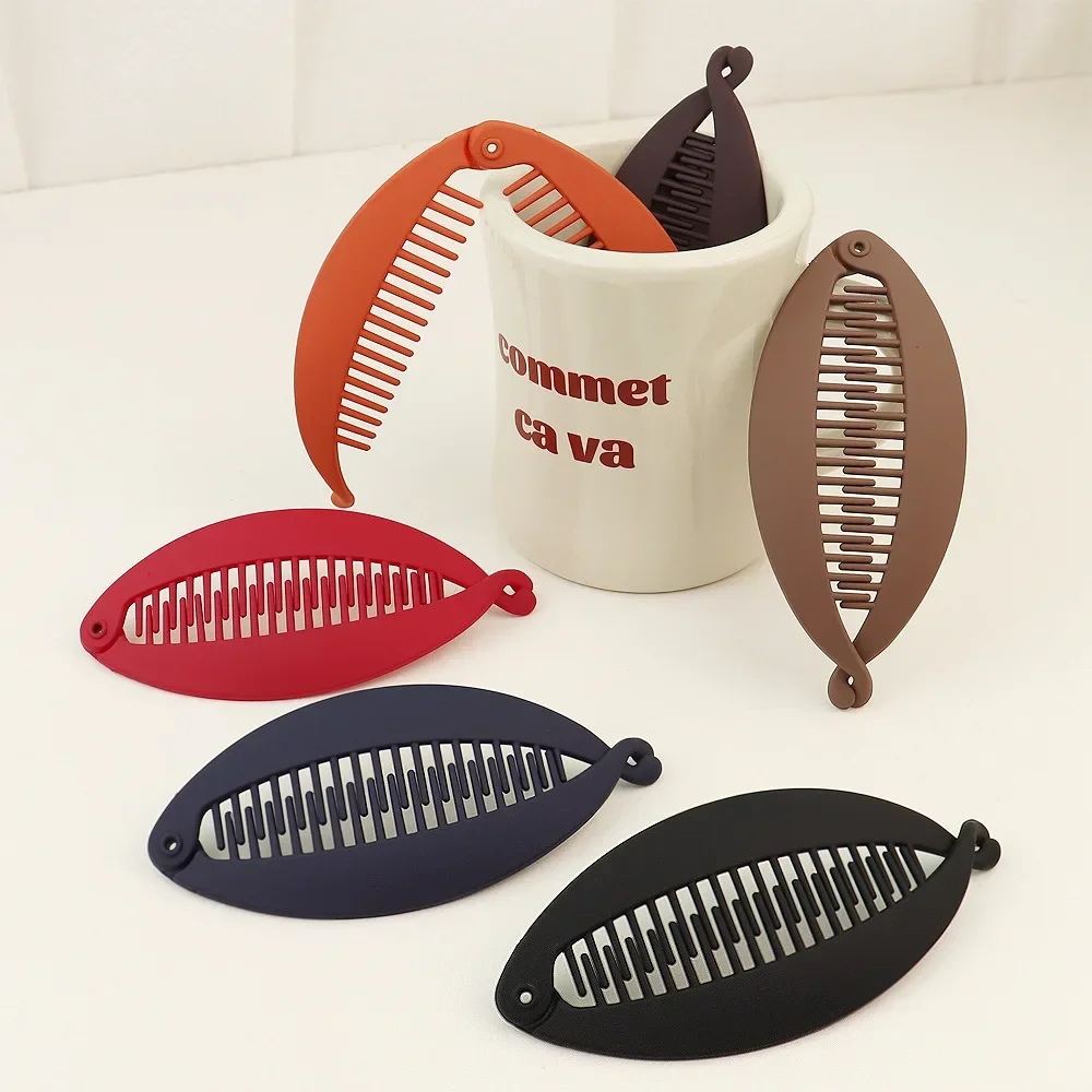 Матовые заколки для волос в форме рыбы - Фотография_3