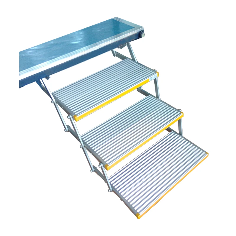 Ручная складная ступенька для автофургона из алюминиевого сплава - Фотография_6