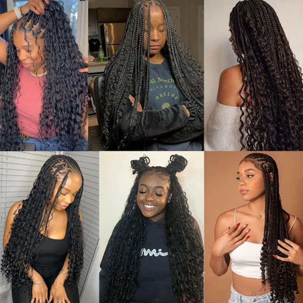 Boho braids человеческие волосы - Фотография_6