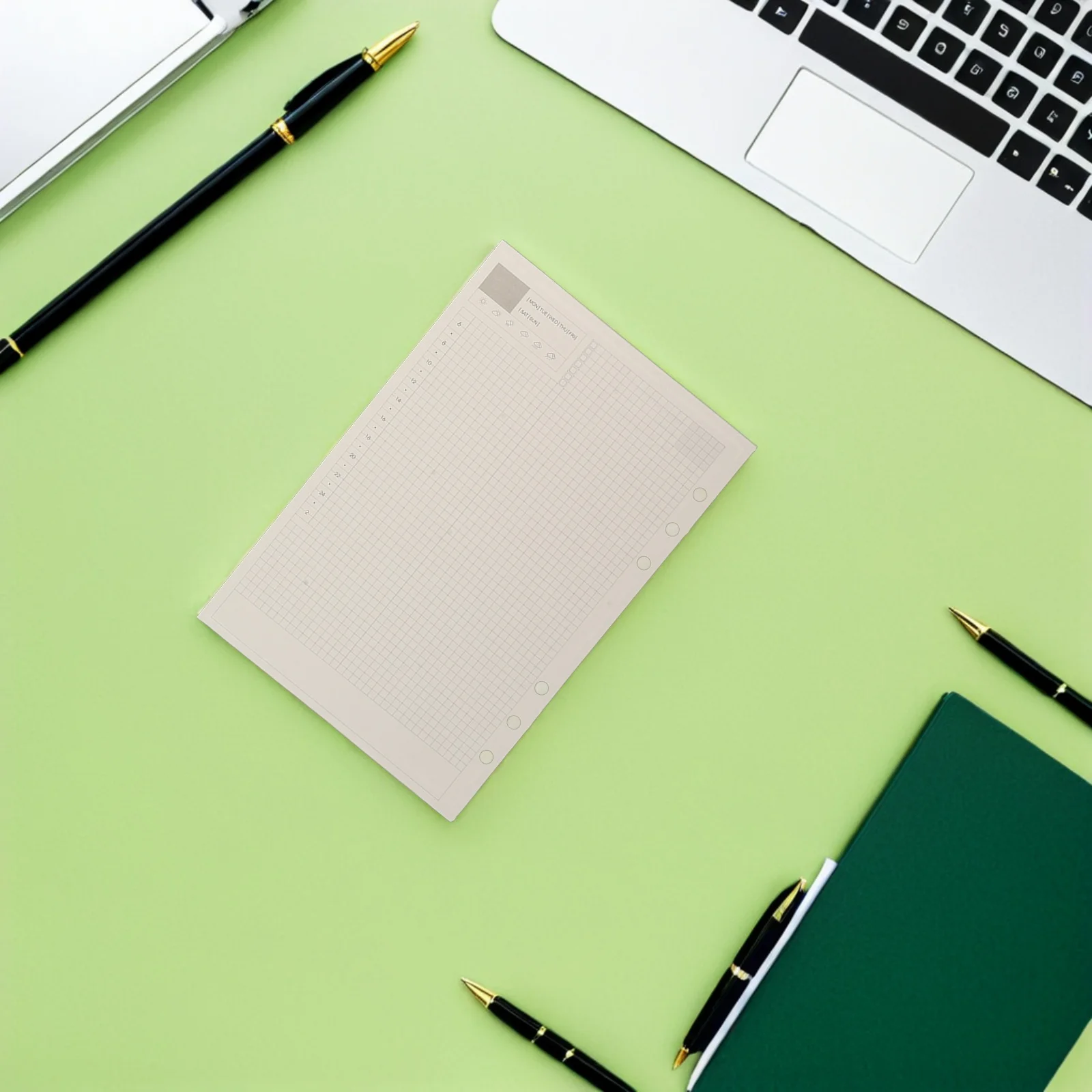 3 книги a5, сменные стержни для планировщика с 6 отверстиями - Фотография_3