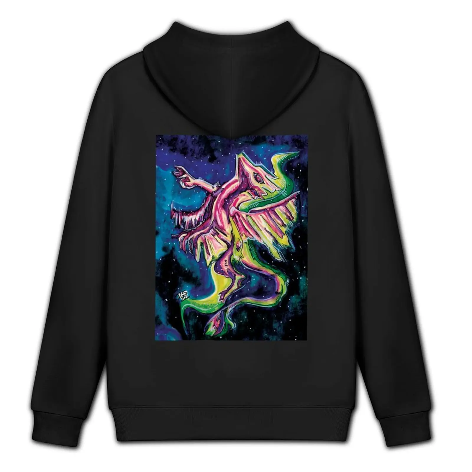 Толстовка с капюшоном cosmic dragon - Фотография_5