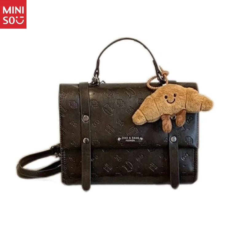 Рюкзак miniso в корейском стиле с изображением кота - Фотография_5