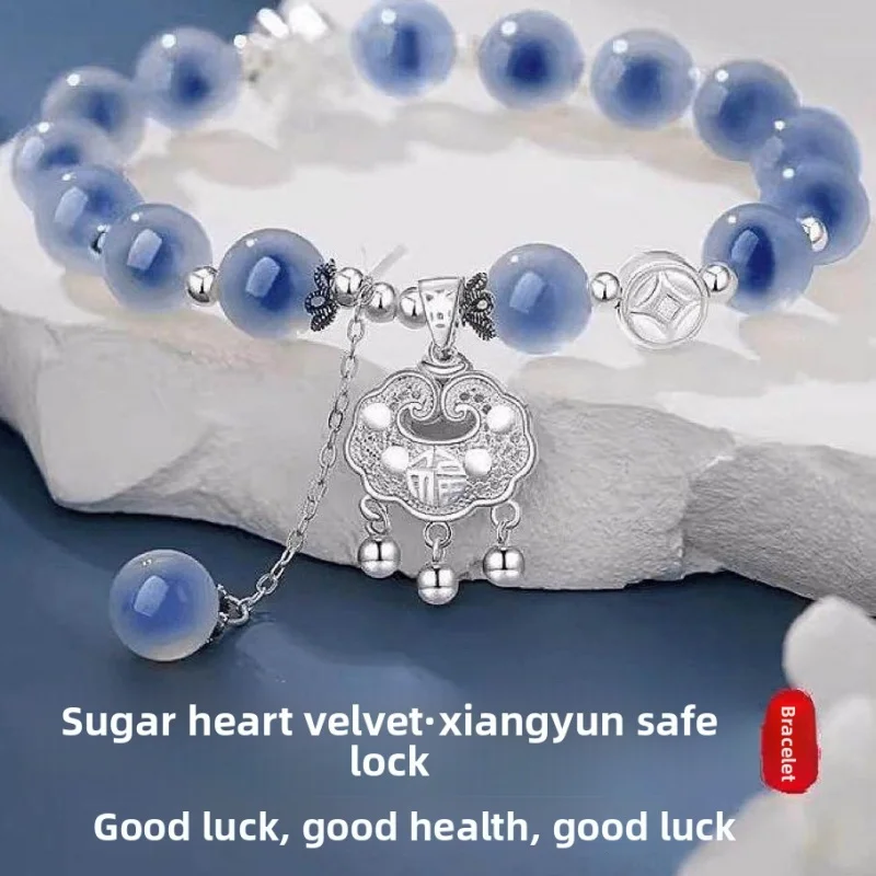 Новый стиль браслета с сахарным сердцем из агата для женщин