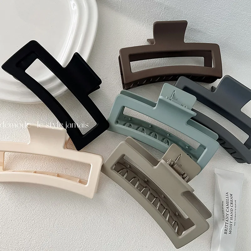 Заколка-краб женская прямоугольная - Фотография_2