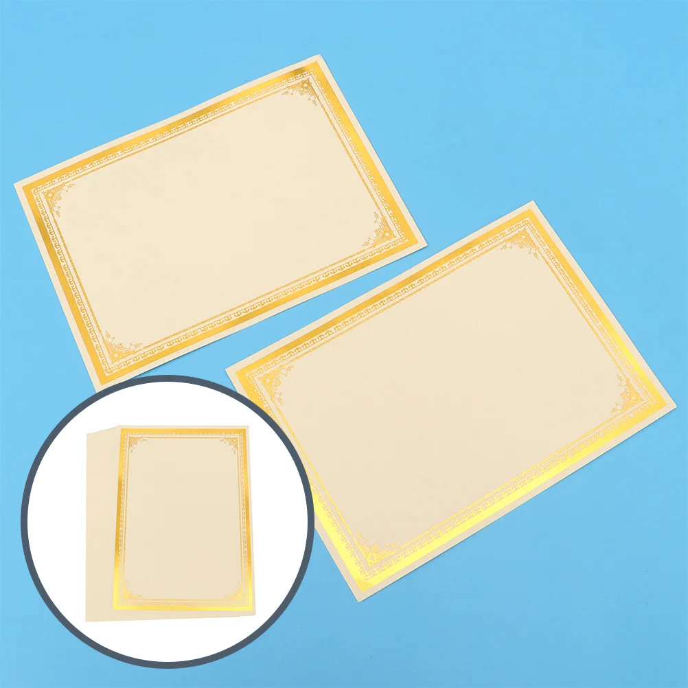 8 листов пустой сертифицированной бумаги формата а4 для награды - Фотография_6