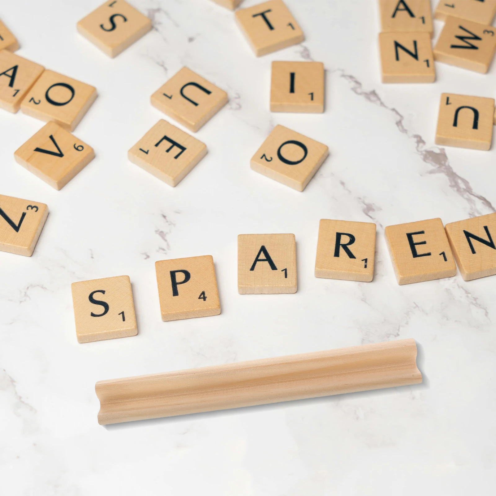 7,4-дюймовая деревянная стойка для домино из натурального дерева - Фотография_2