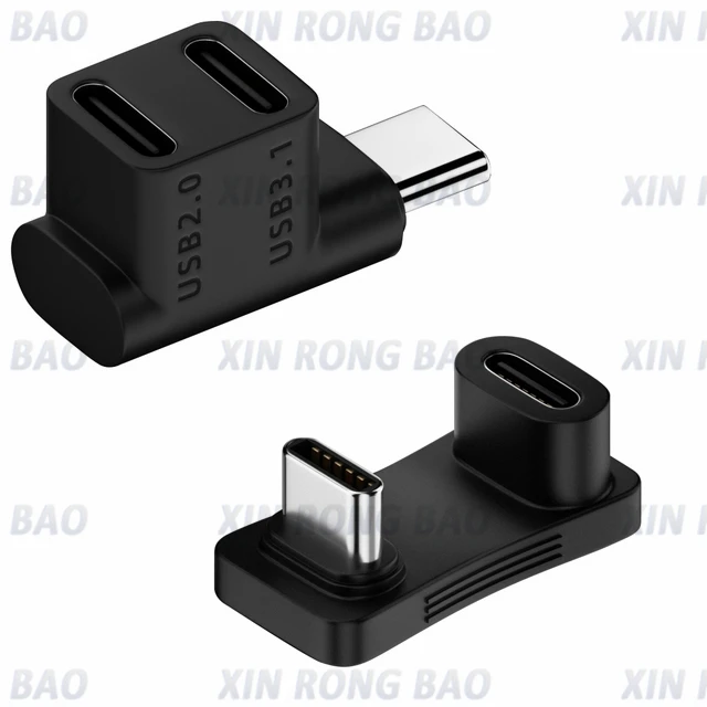 Адаптер usb c 90 градусов 3